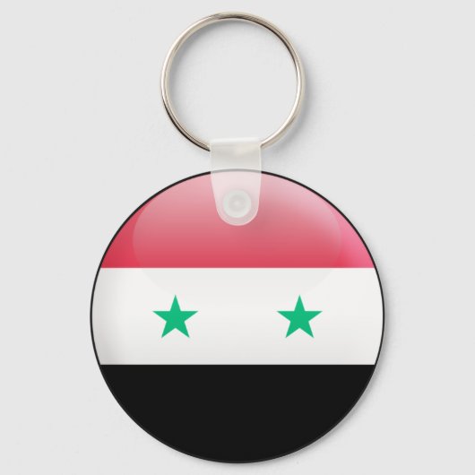 Porte-clés Drapeau Syrie (Recto)