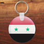 Porte-clés Drapeau Syrie (Recto)