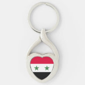 Porte-clés Drapeau syrien (Devant)