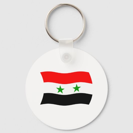 Porte-clés Drapeau Syrien (Recto)