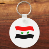 Porte-clés Drapeau Syrien (Recto)