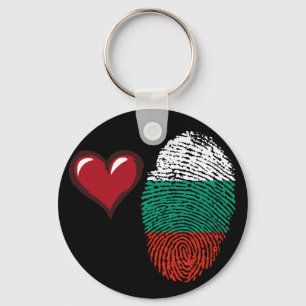 Porte-clés Drapeau tactile bulgare