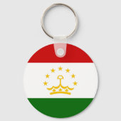 Porte-clés Drapeau Tadjikistan (Recto)