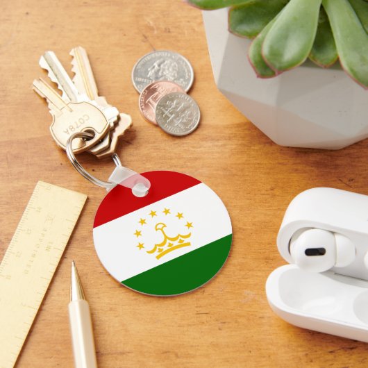Porte-clés Drapeau Tadjikistan (Bureau)