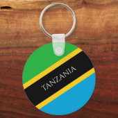 Porte-clés drapeau tanzanien (Recto)