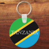 Porte-clés drapeau tanzanien (Recto)