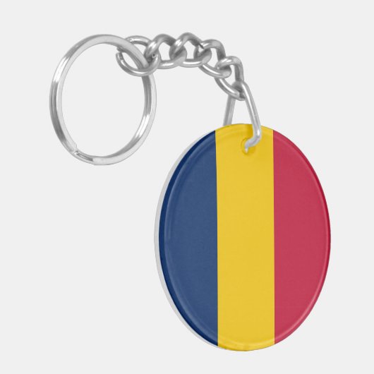 Porte-clés Drapeau Tchad (Devant gauche)