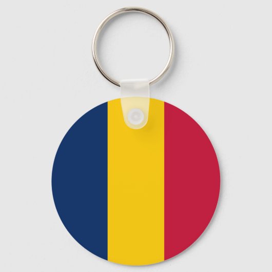 Porte-clés Drapeau Tchad (Recto)