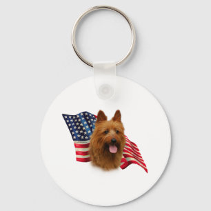 Porte-clés Drapeau Terrier australien