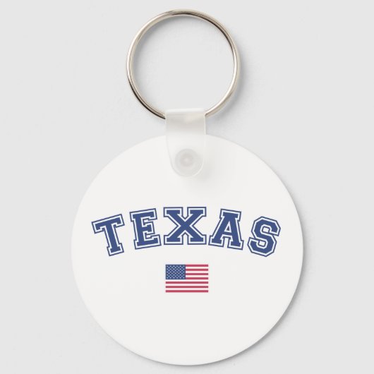 Porte-clés Drapeau Texas State USA (Recto)