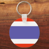Porte-clés Drapeau Thaïlande (Recto)