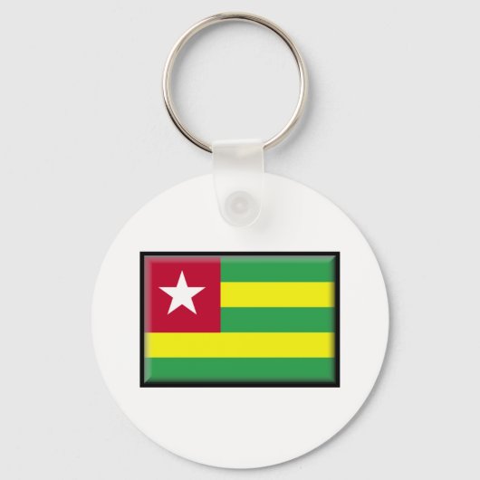 Porte-clés Drapeau Togo (Recto)