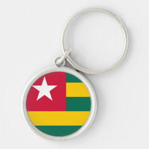 Porte-clés Drapeau Togo