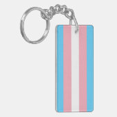 Porte-clés Drapeau transgenre trans pride symbole LGBT homo g (Devant gauche)