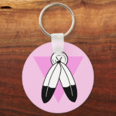 Porte-clés Drapeau Triangle Rose Two-Spirit (Recto)