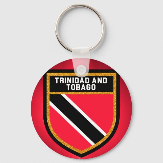 Porte-clés Drapeau Trinité-Et-Tobago (Recto)