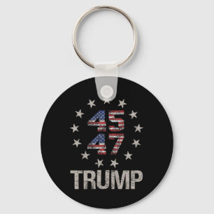 Porte-clés Drapeau Trump 2024 (sur Byck) Take America Ck Trum