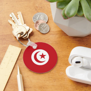 Porte-clés Drapeau tunisien