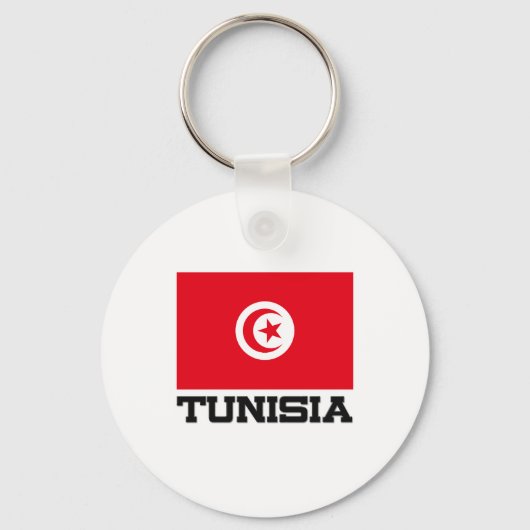 Porte-clés Drapeau tunisien (Recto)