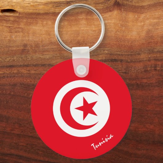 Porte-clés Drapeau tunisien & fête tunisienne, patriotes / sp (Recto)