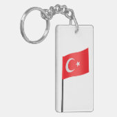 Porte-clés Drapeau turc (Devant gauche)