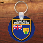 Porte-clés Drapeau Turcs Et Caicos (Recto)