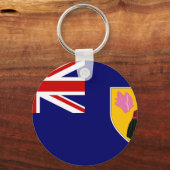 Porte-clés Drapeau Turcs Et Caicos (Recto)