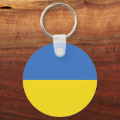 Porte-clés Drapeau Ukraine (Recto)