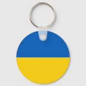 Porte-clés Drapeau Ukraine (Recto)