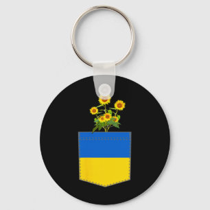 Porte-clés Drapeau Ukraine Drapeau National Kiev Ukrainien Ky