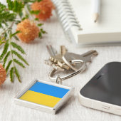 Porte-clés Drapeau ukrainien (Côté)