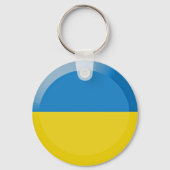 Porte-clés Drapeau ukrainien (Recto)