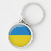 Porte-clés Drapeau ukrainien (Devant)