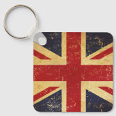 Porte-clés drapeau Union Jack britannique vintage (Recto)