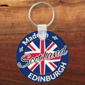 Porte-clés Drapeau Union Jack d'Edimbourg en Ecosse (Recto)
