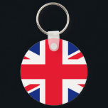 Porte-clés Drapeau Union Jack du Royaume-Uni<br><div class="desc">Drapeau Union Jack du Royaume-Uni</div>