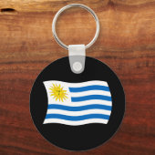 Porte-clés Drapeau Uruguayen (Recto)