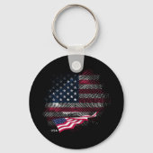 Porte-clés Drapeau USA (Recto)