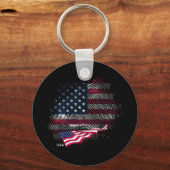 Porte-clés Drapeau USA (Recto)