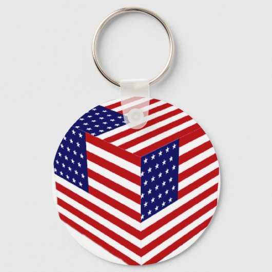 Porte-clés Drapeau USA_ (Recto)