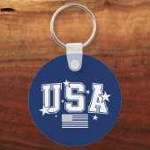 Porte-clés drapeau USA (Recto)