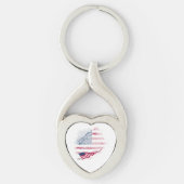 Porte-clés Drapeau USA (Devant)