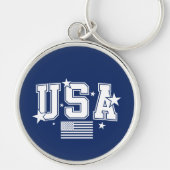 Porte-clés Drapeau USA (Devant)