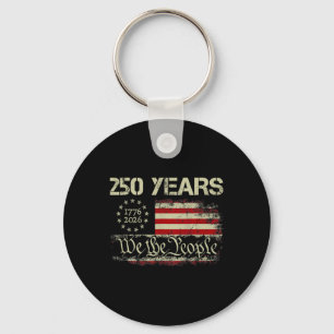 Porte-clés Drapeau USA 250 ans Nous Le Peuple 250e anniversai