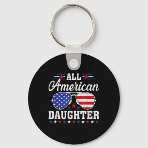Porte-clés Drapeau Usa 4 juillet Correspondante Famille Tout 