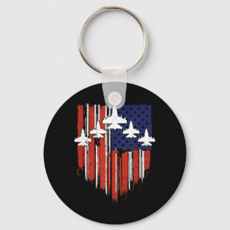 Porte-clés Drapeau Usa 4 Juillet Patriote Une Nation Sous Die