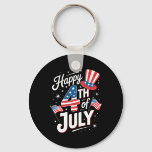 Porte-clés Drapeau Usa Drôle De Vêtements De 4 Juillet Pour F