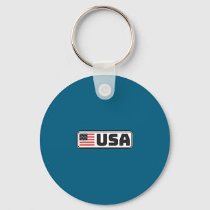 Porte-clés Drapeau Usa Fierté des Américains Patriotiques