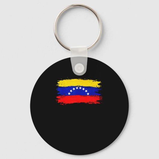 Porte-clés Drapeau Venezuela 2026 Libre Paix  (Recto)