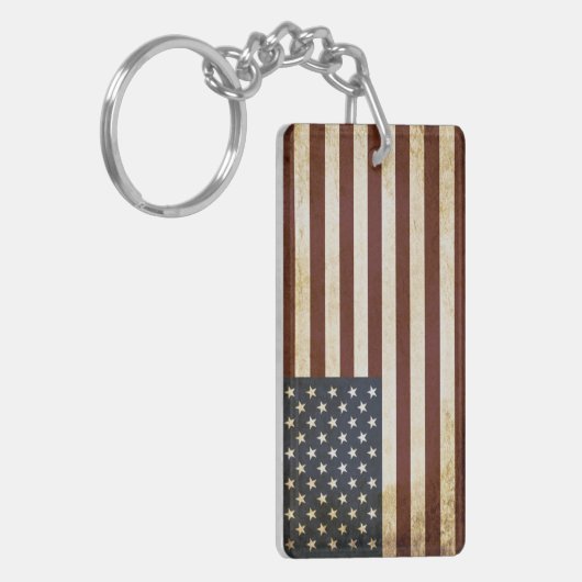 Porte-clés Drapeau vintage (Devant gauche)